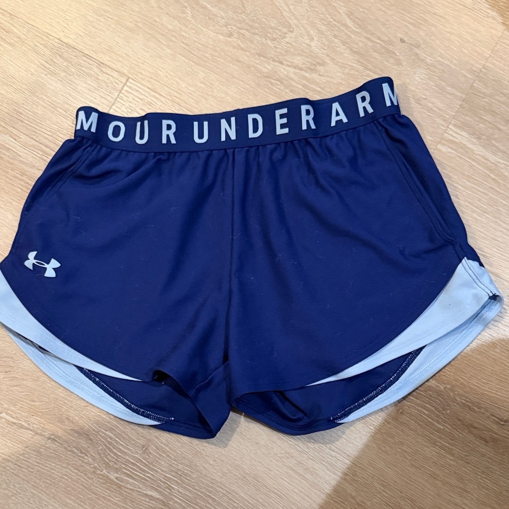 Under Armour Women's Dark Blue Athletic Shorts